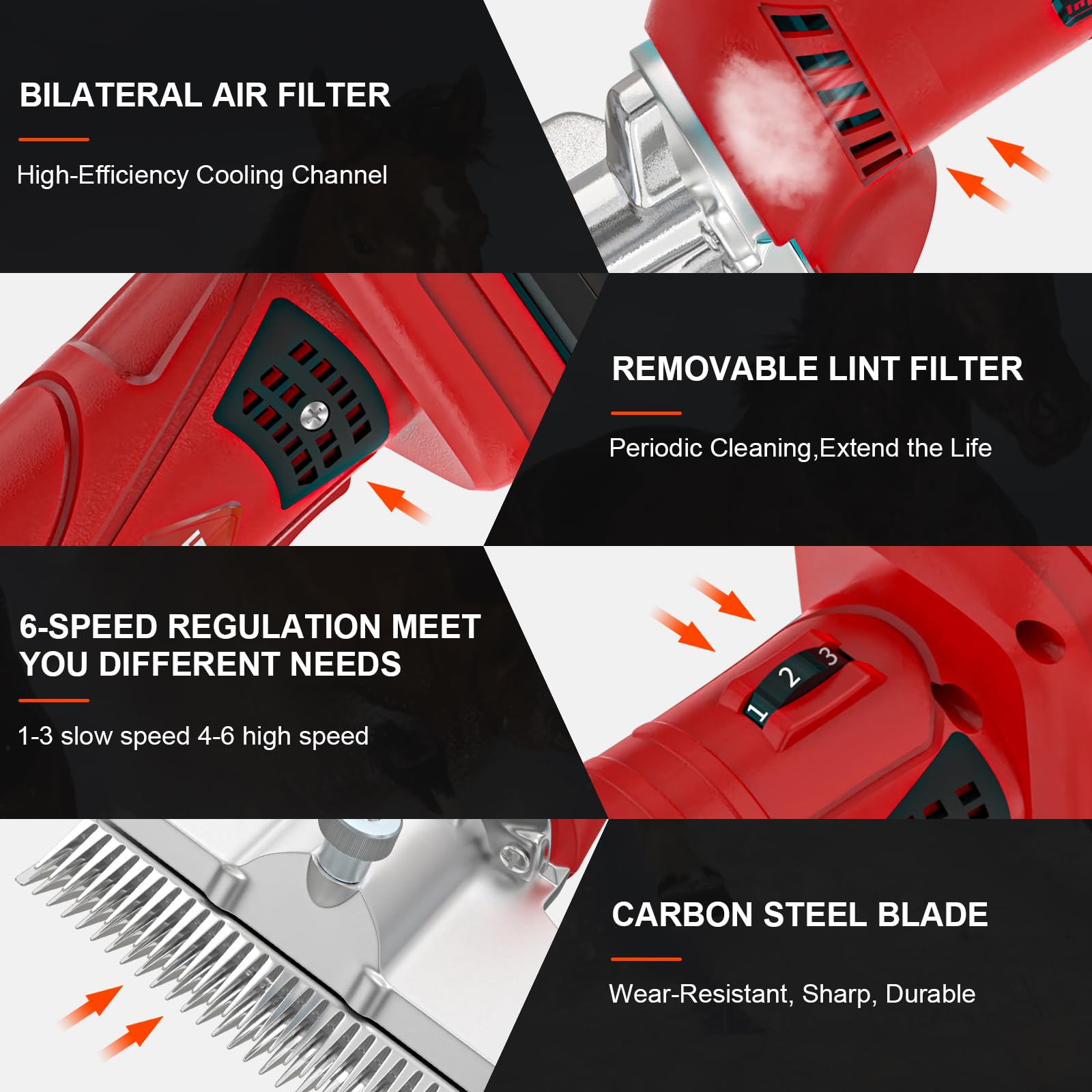 Vkdemer dual-battery grooming kit supports longer sessions without frequent recharges