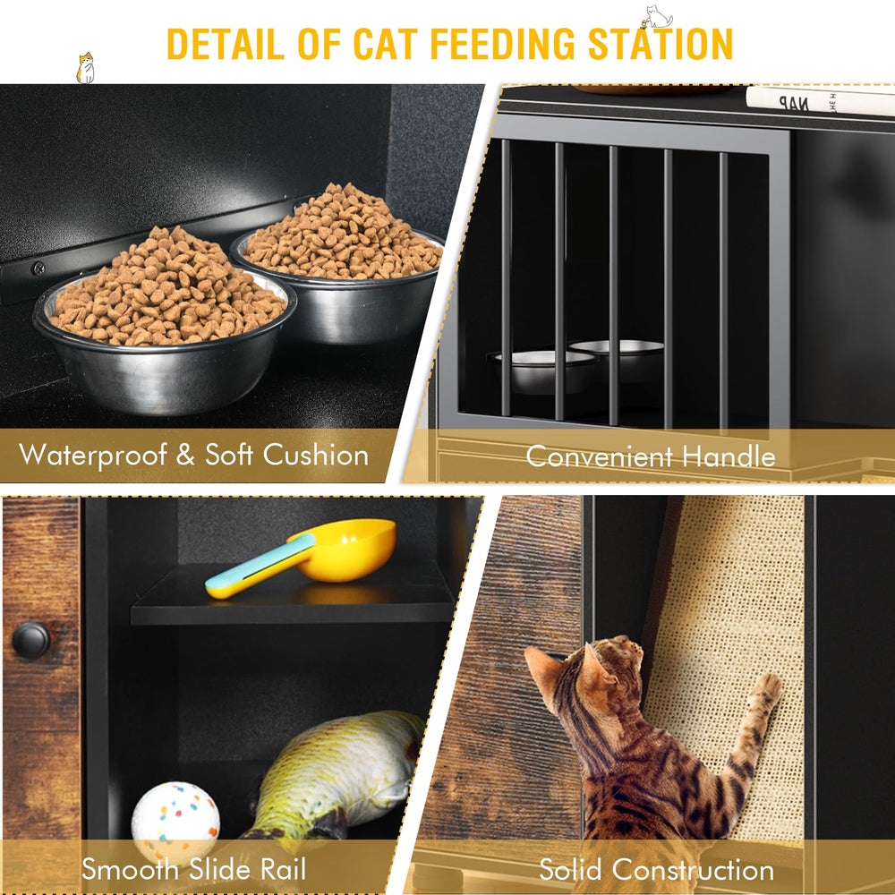 VKTO unit features two stainless steel bowls and storage compartments.