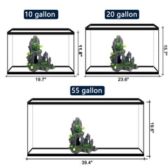 VMCN mountain-view ornament adds realism and exploration in your tank.