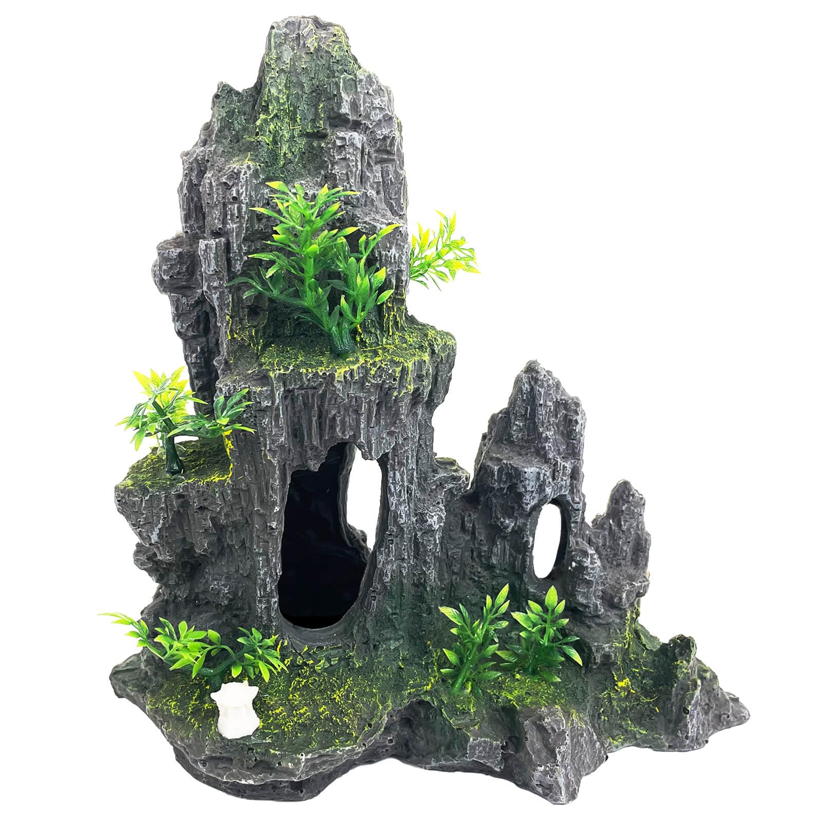 VMCN aquarium rock landscape ornament for large tanks providing natural cover and caves.