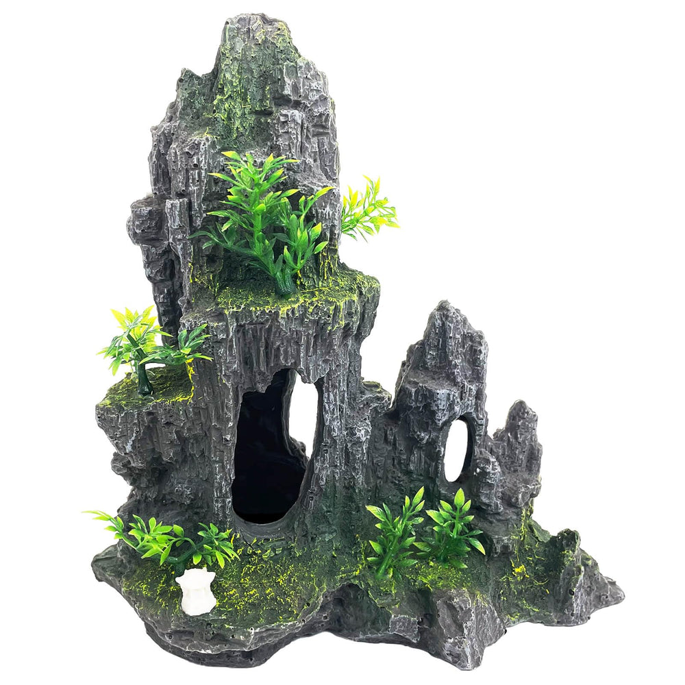 VMCN aquarium rock landscape ornament for large tanks providing natural cover and caves.