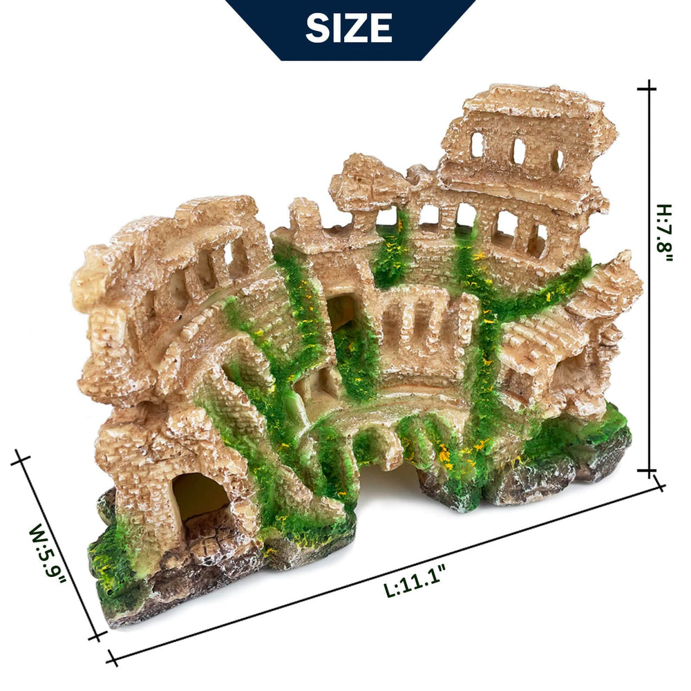 VMCN large column ruin provides dramatic ancient atmosphere in tanks
