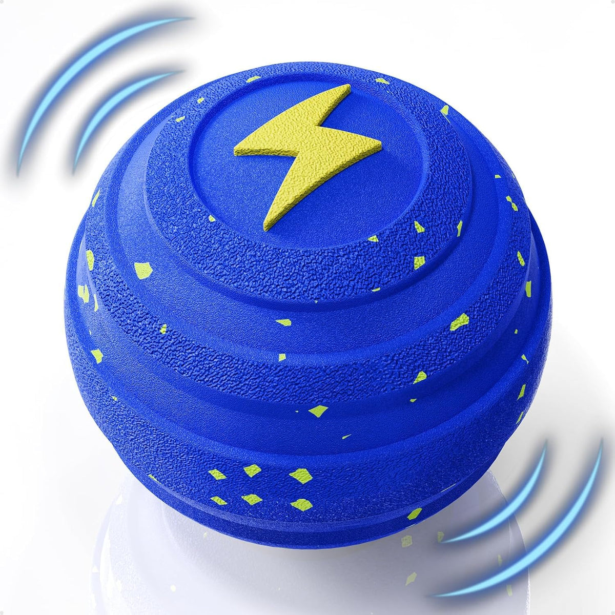 VNAKIO interactive dog ball front view for durable, engaging play sessions