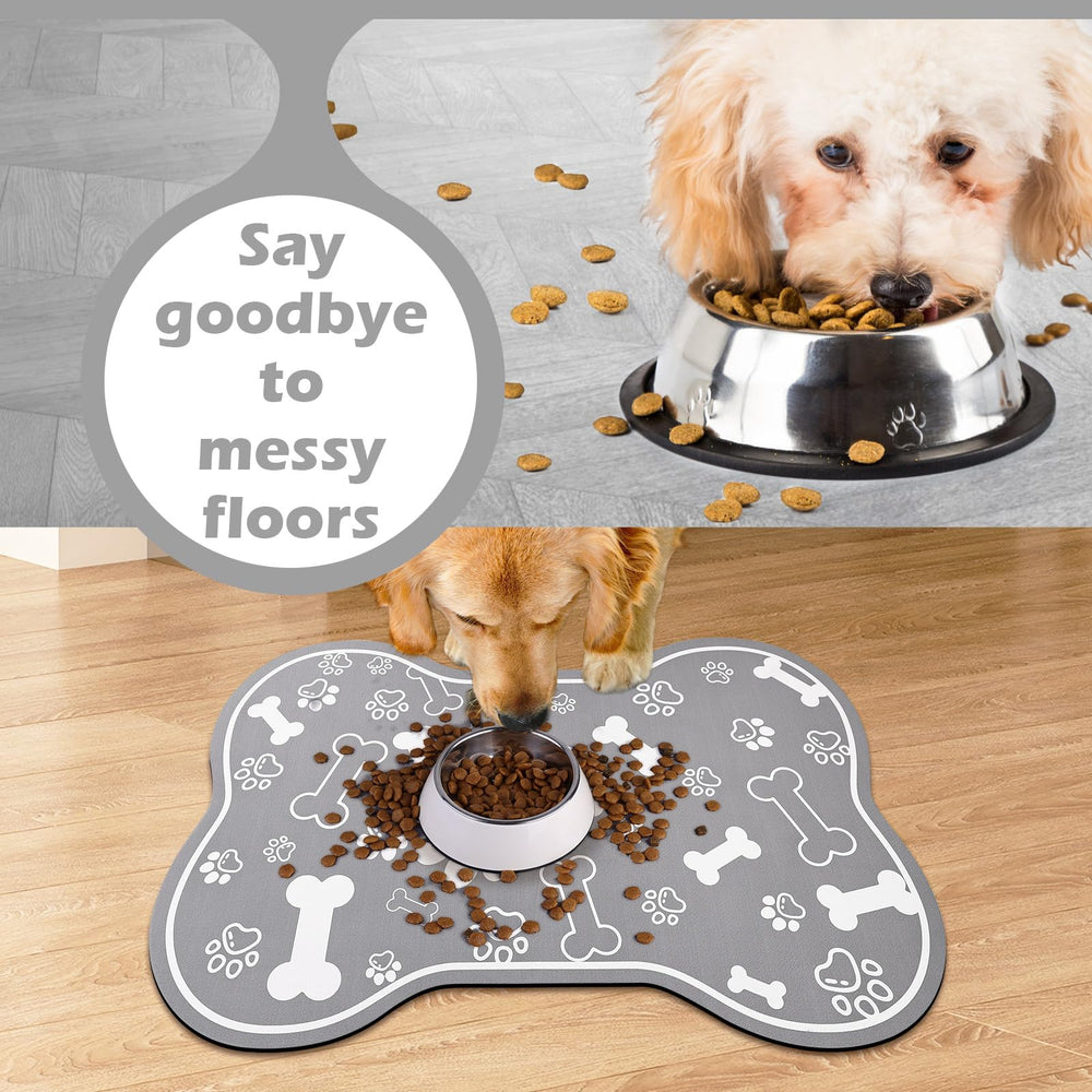 Voanos rubber non-slip backing prevents mat movement during meals.
