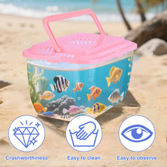 Vodolo Beach Aquarium drop-resistant material keeps gear intact during play