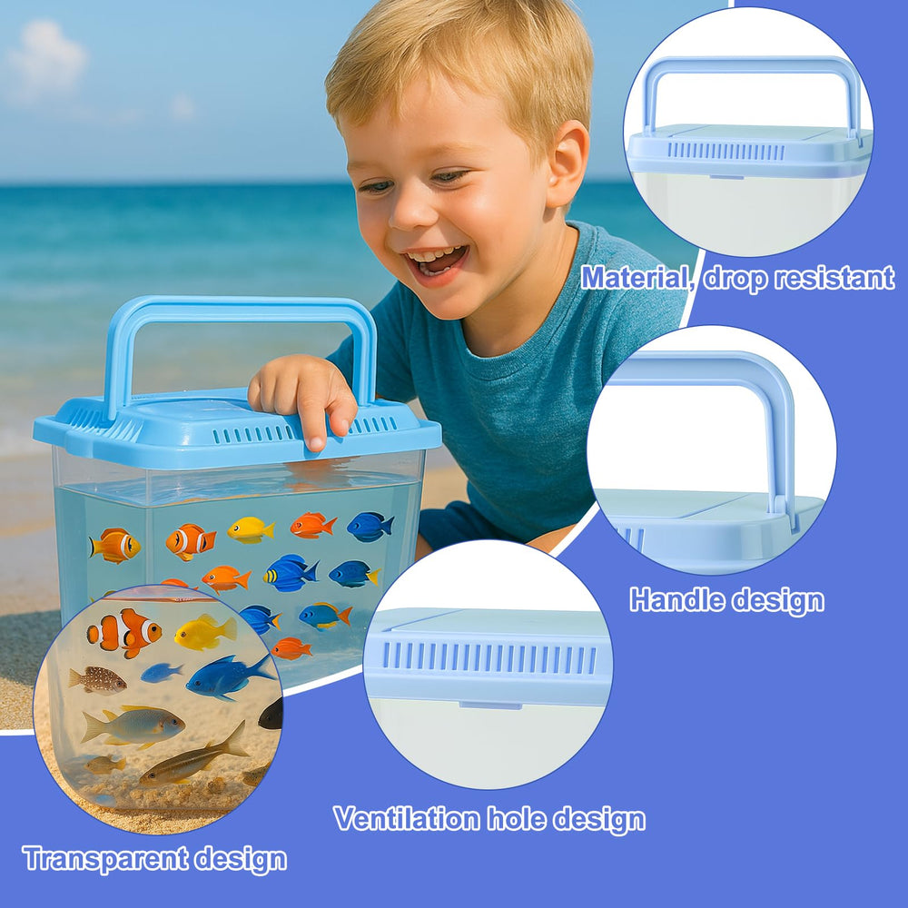 Vodolo Beach Aquarium multifunctional uses for transport, habitat, or classroom activities