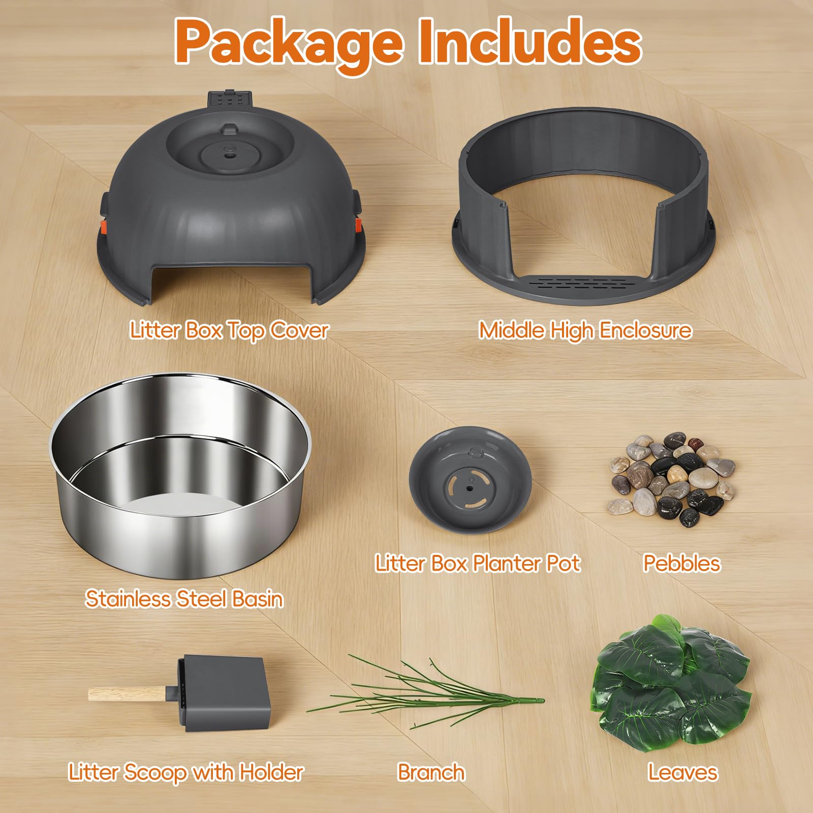 Vokolesd scoop storage slot keeps cleaning tools neatly organized