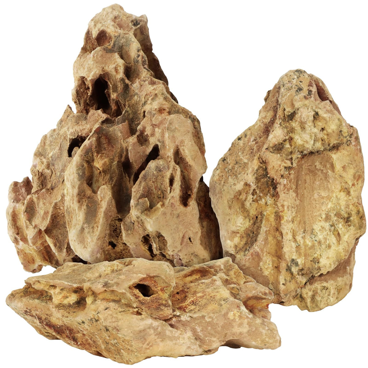 VOKOY dragon stones 2.5lb collection for aquariums adds natural focal points and textured depth.