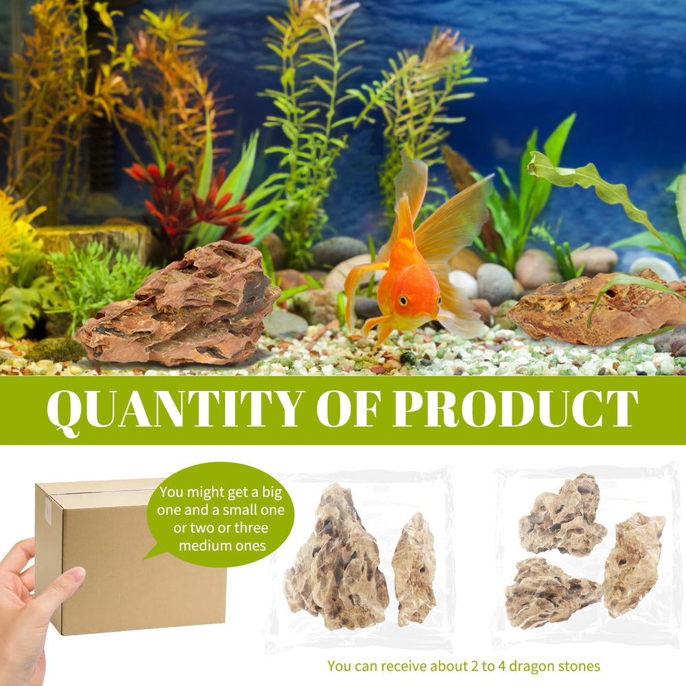 VOKOY natural rocks honeycomb texture brings natural appeal to terrariums and paludariums.