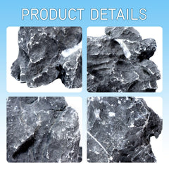 VOKOY Seiryu stones show grayscale textures that enhance aquarium decor.