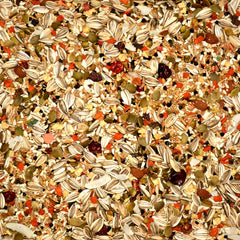 Volkman Avian Science Eclectus mix packaging highlighting natural orange oil preservative and freshness