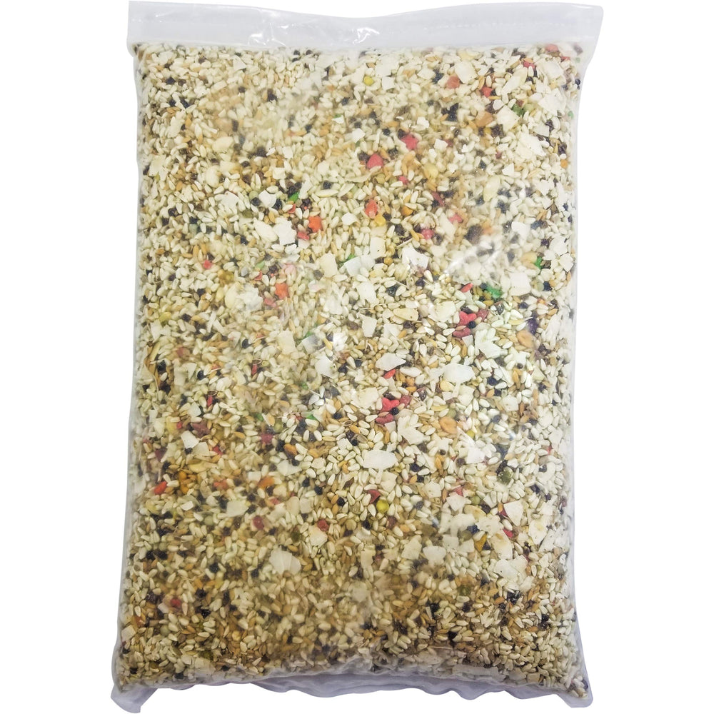 Volkman Avian Science Super African Grey Bird Food close-up seeds highlighting variety