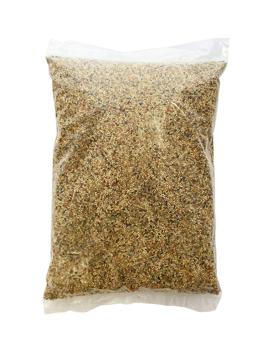 Close-up of Nyjer seed and millet highlighting finch-friendly mix.