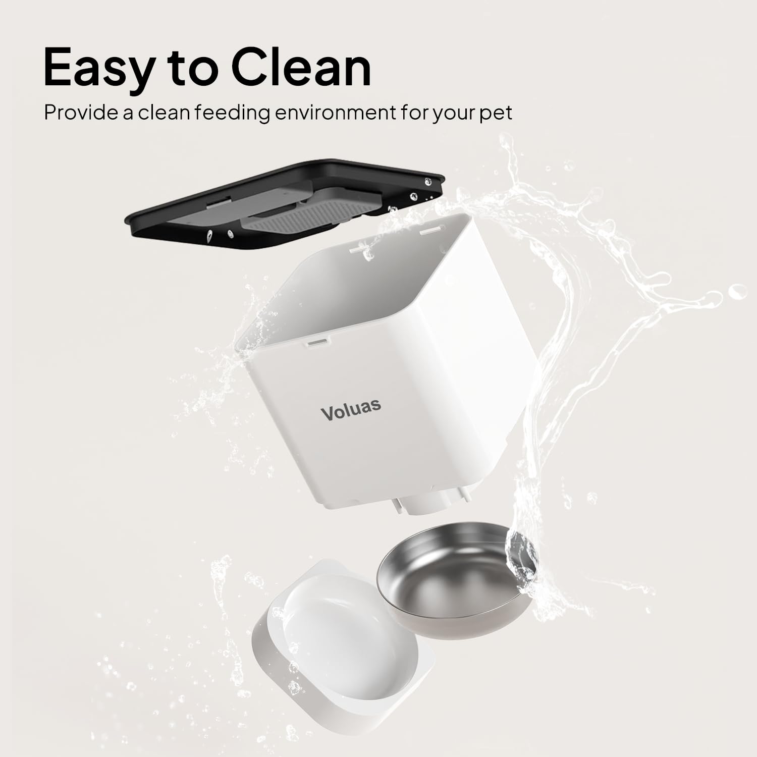 Voluas device showing voice recording feature for mealtime cue.