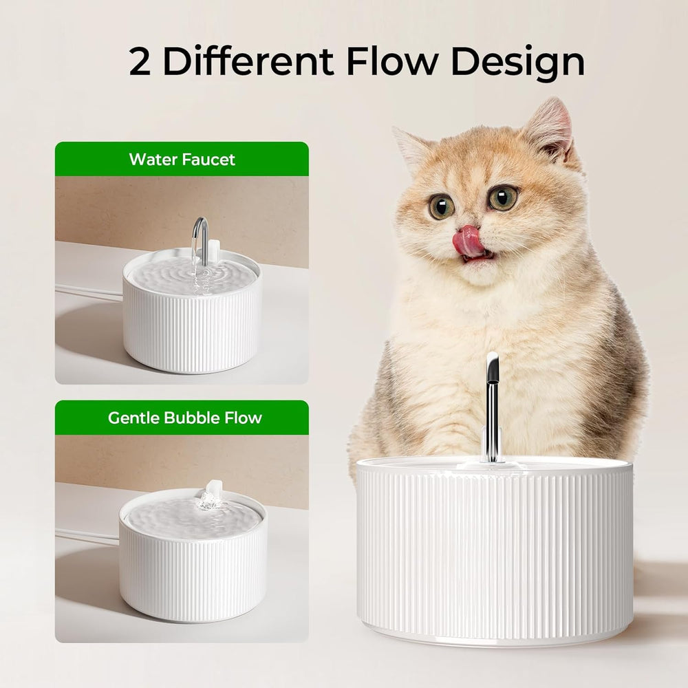 Voluas compact 2.2L capacity suitable for small homes or multi-cat households.