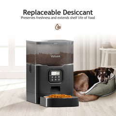 Voluas dual power supply keeps meals available during power outages.