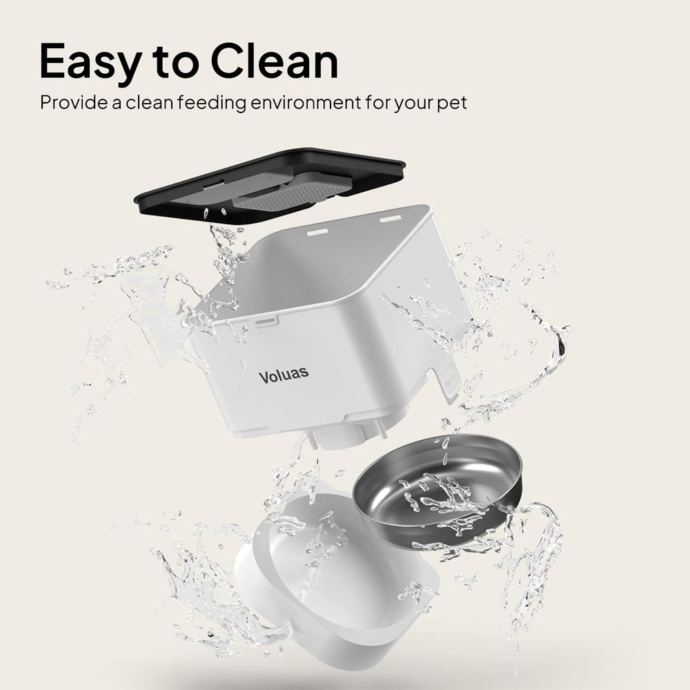 Voluas LCD interface helps quick and clear meal programming.