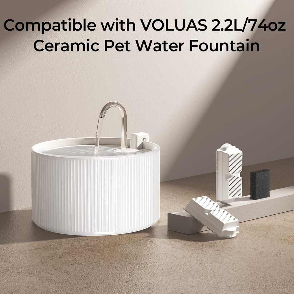 Voluas pre-filter sponges 3-pack protect the pump and filter system.