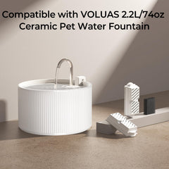 Voluas pre-filter sponges 3-pack protect the pump and filter system.