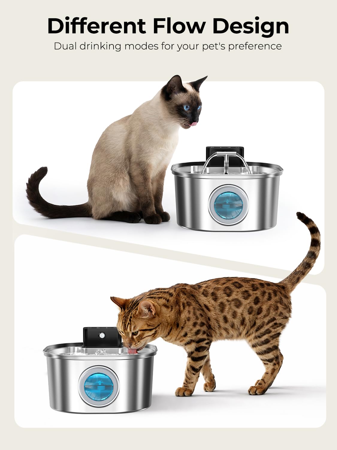 Voluas 4 layer filtration reduces hair debris and odors for cleaner water