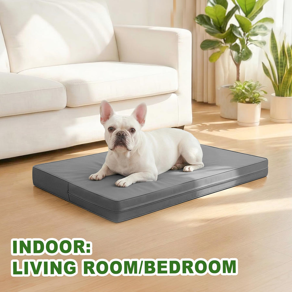 Vonabem anti-slip bottom keeps crate pads in place during play.