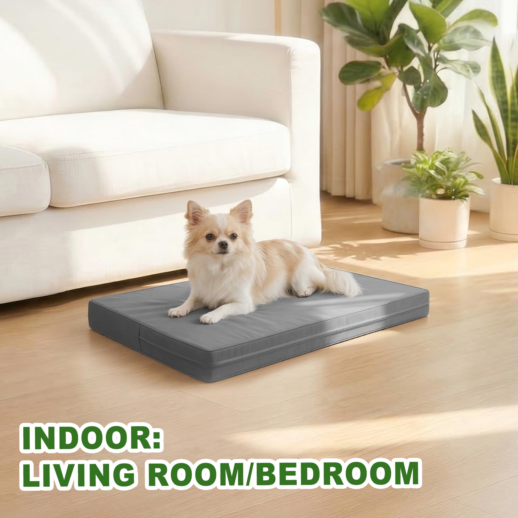 Vonabem waterproof cover protects foam from accidents.