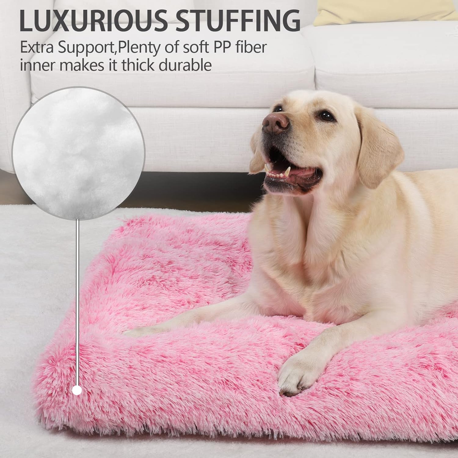 Anti-slip bottom keeps the bed steady on hardwood or tile floors