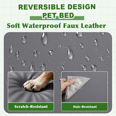 Vonabem double-sided leather design for quick cleaning and versatile comfort.