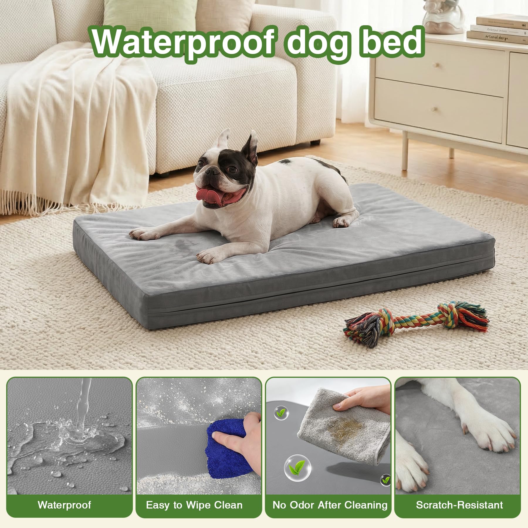 Vonabem orthopedic egg crate foam provides comfy support
