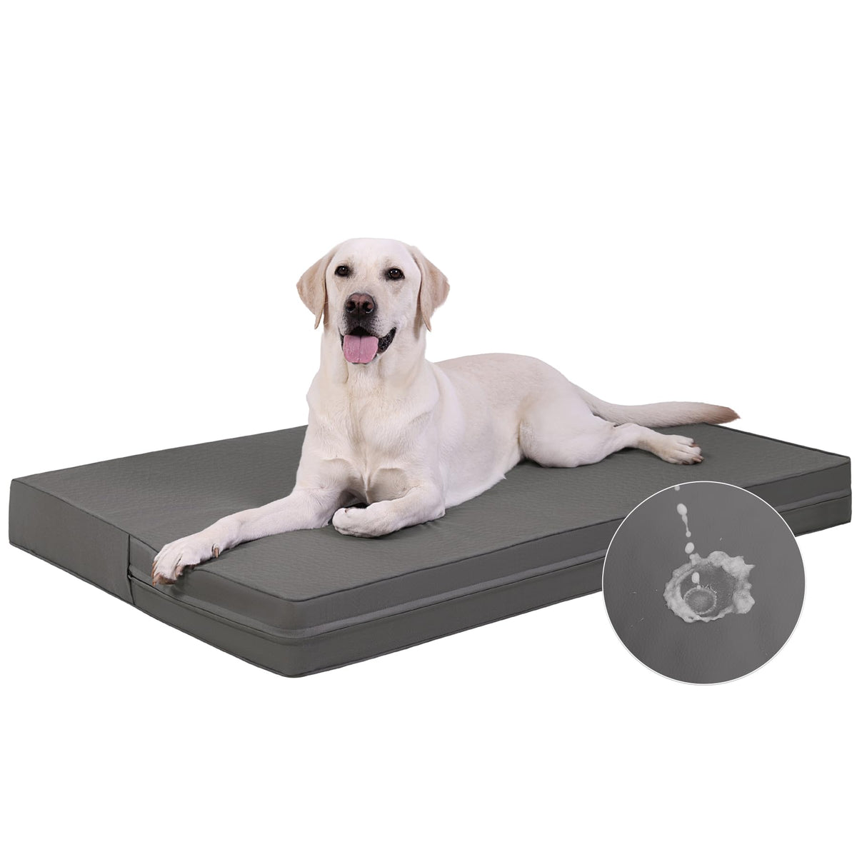 Vonabem outdoor waterproof dog bed with wipe-clean surface for outdoor adventures.