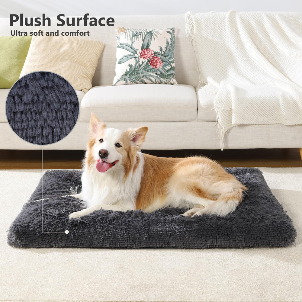Vonabem washable crate pad for kennels and travel.
