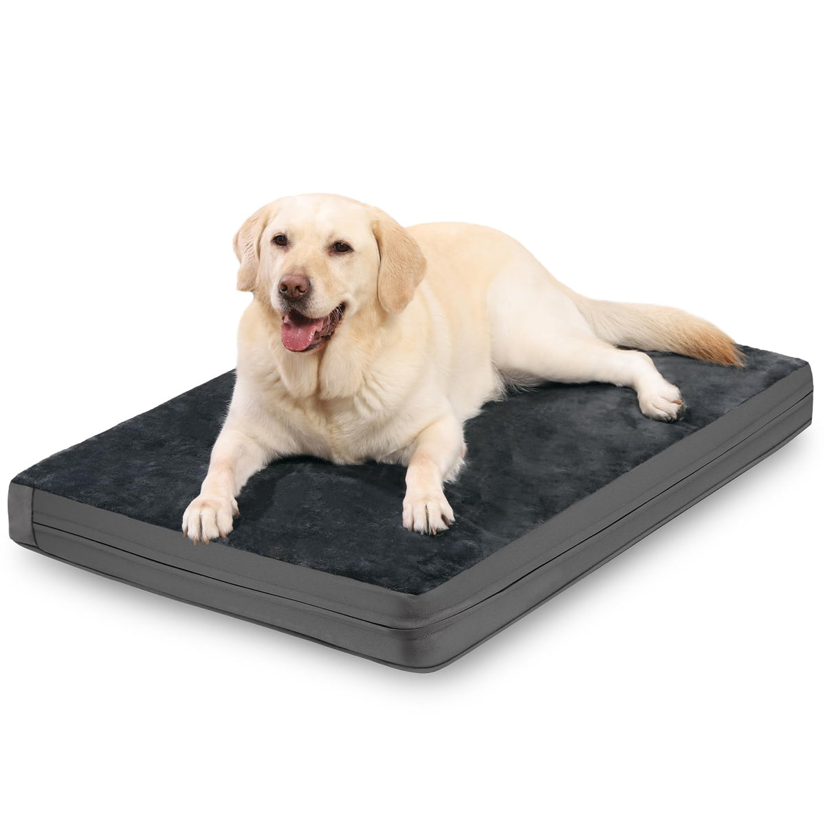 Vonabem waterproof 36-inch dog bed for outdoor or kennel use.
