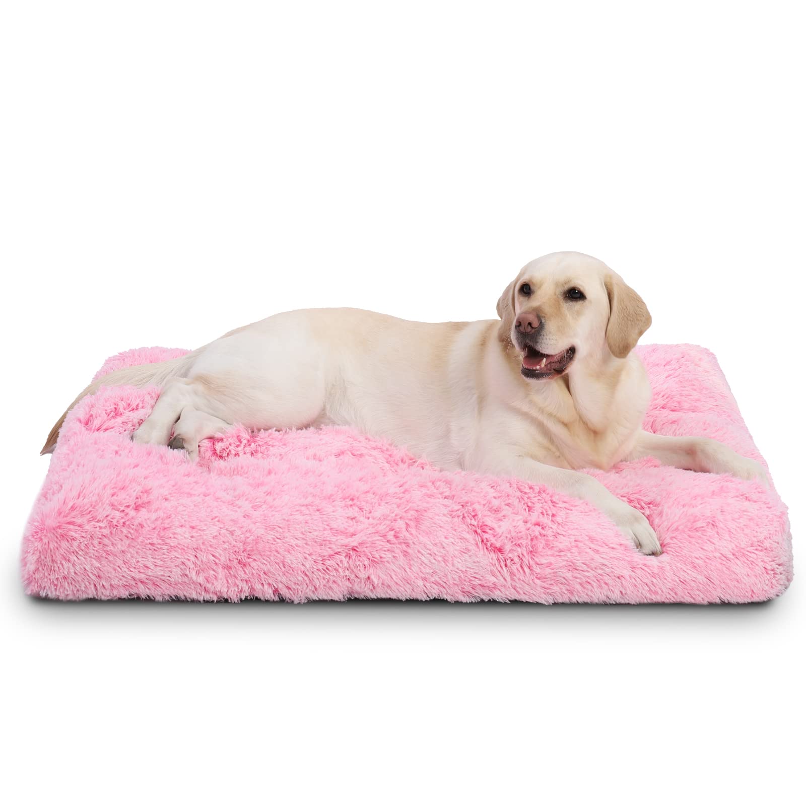 Vonabem XL dog bed plush close-up highlights soft fabric and extra padding for comfort.