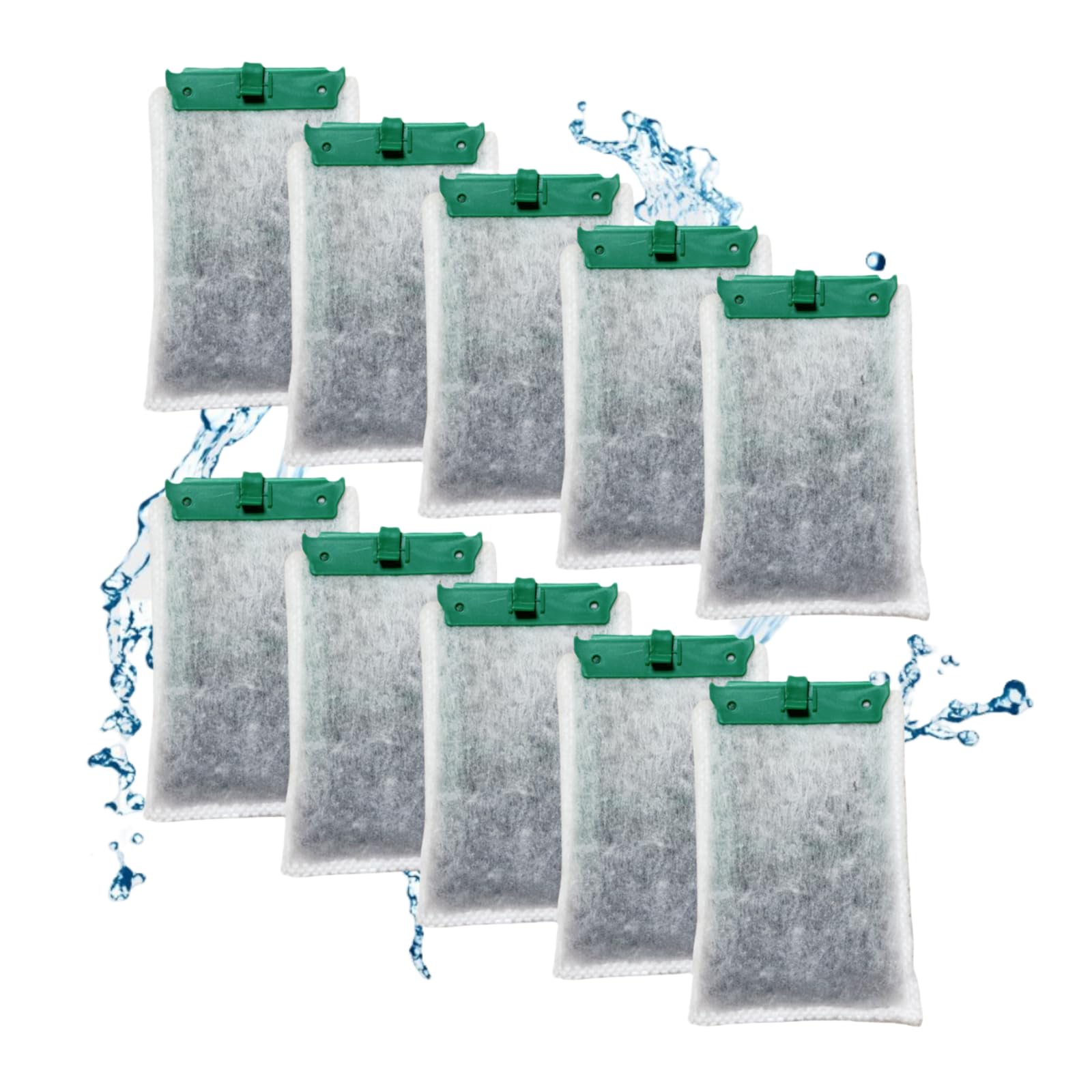 vonavo 10-pack medium replacement cartridges for Tetra Whisper filters help maintain clear water