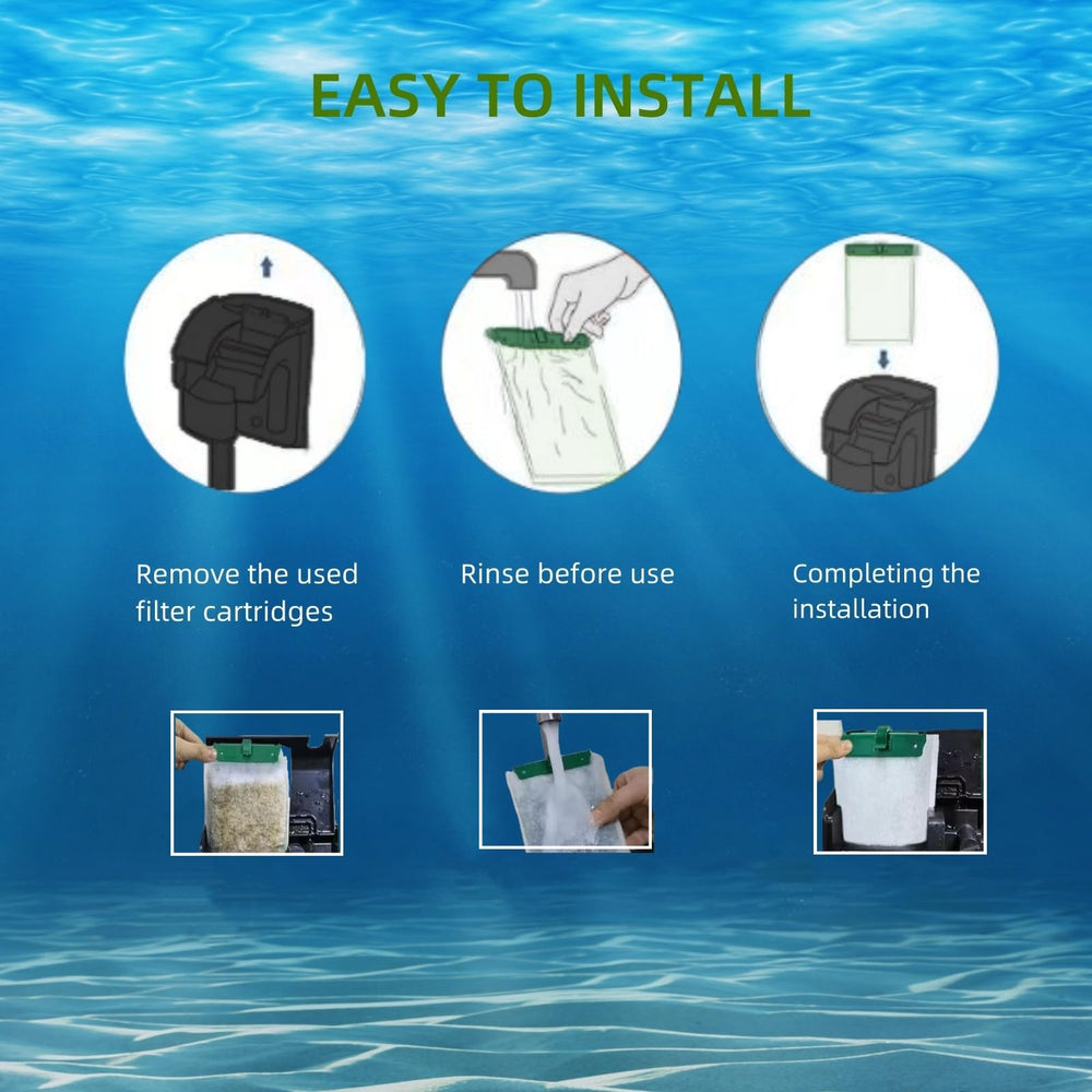 vonavo medium cartridges in a 10-pack help keep aquarium water quality consistent