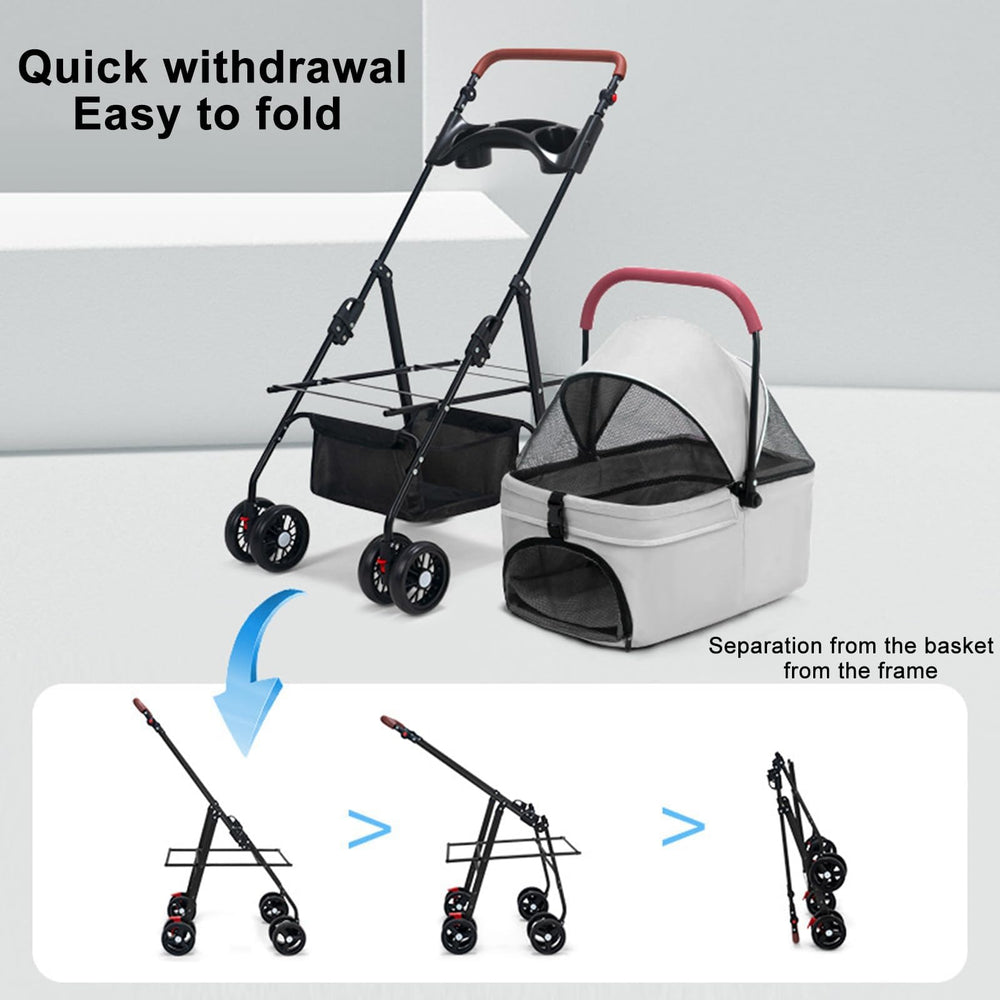 VOCRVSJY folding compact design for easy trunk storage and portability.