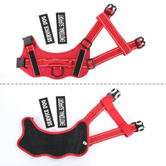 VOOPET service dog harness easy on-off design for quick fittings