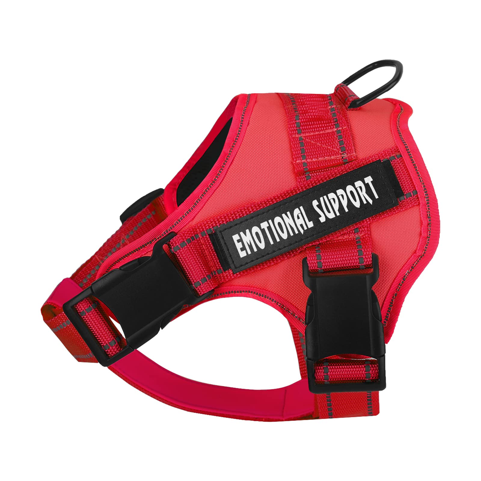 VOOPET XXS service dog harness with adjustable chest strap for secure fitting during walks