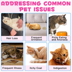 VOSIFSDIY Biotin promotes healthy skin and coat for cats
