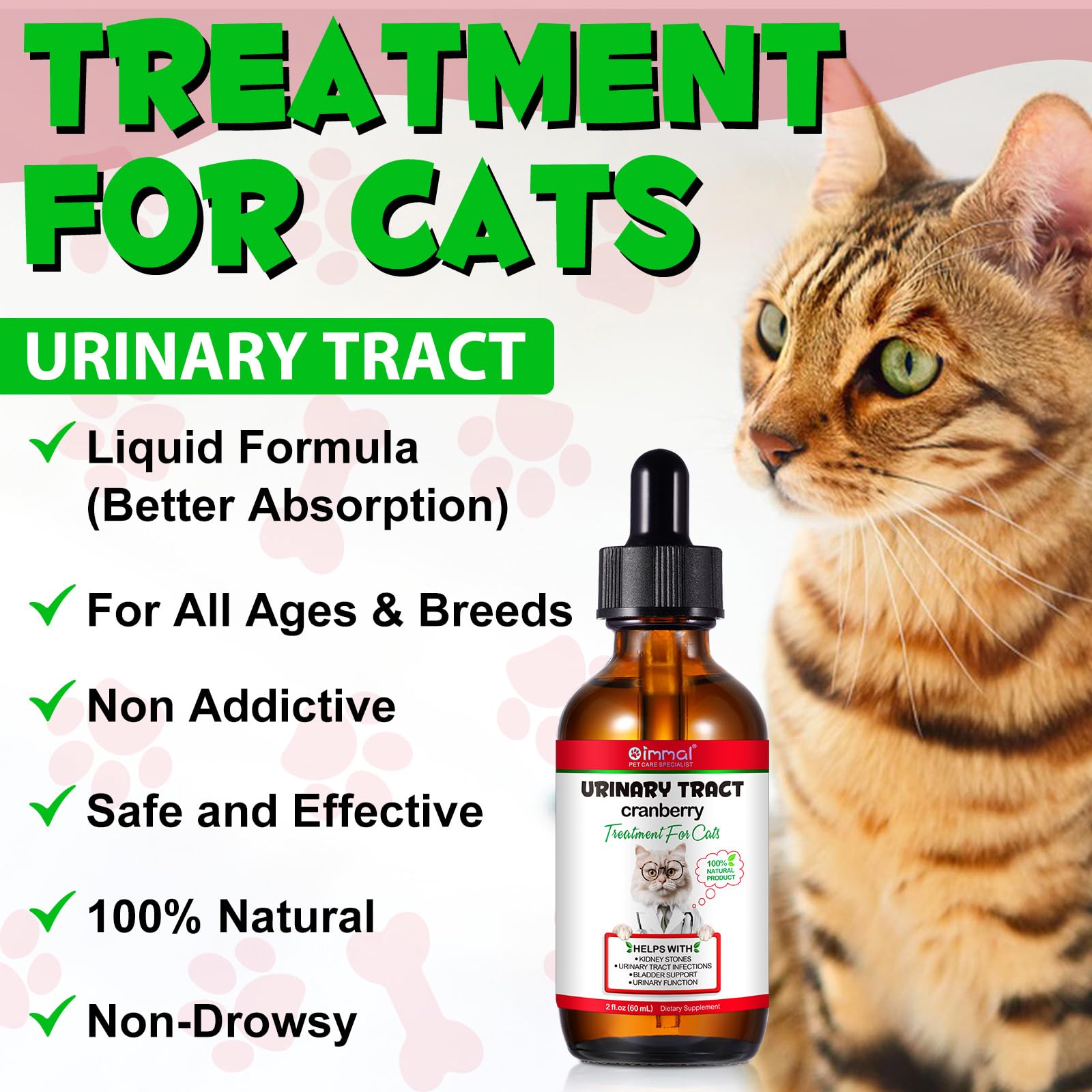 Bacon flavor makes the supplement appealing to cats.