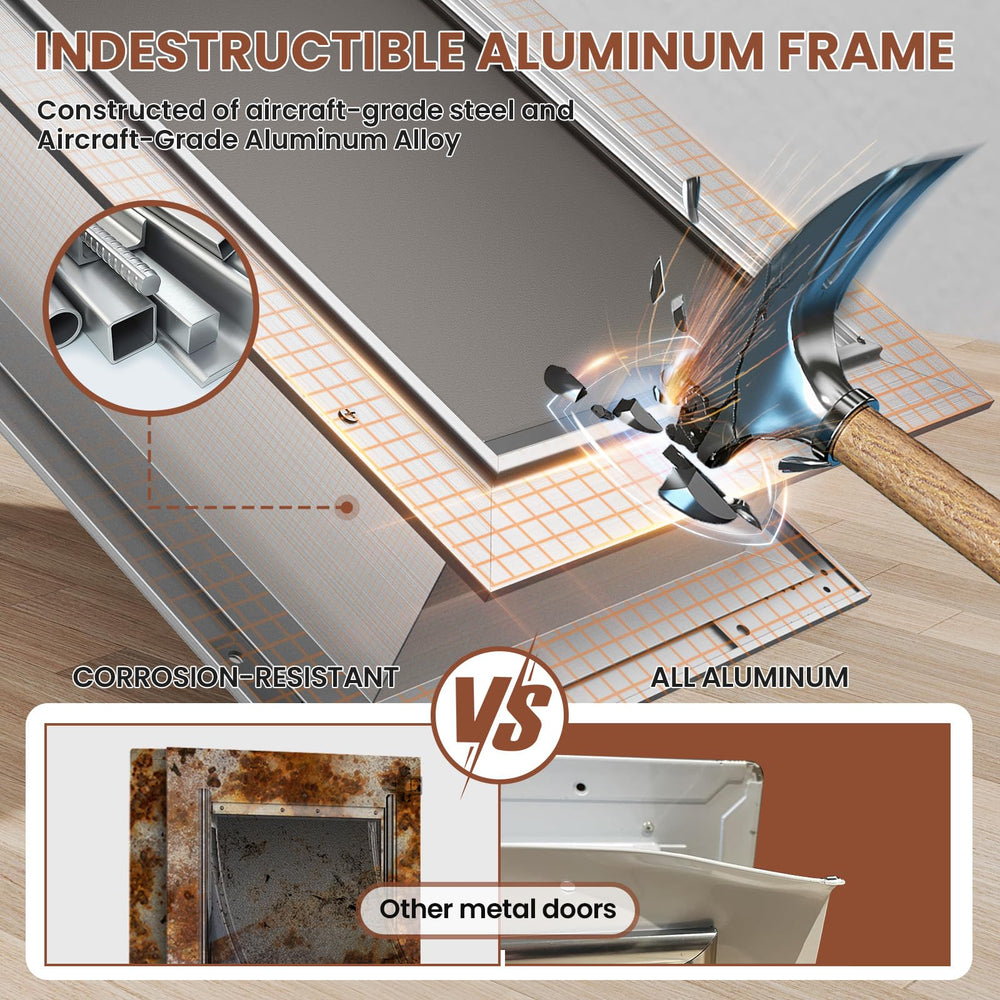 VOSOIR aluminum alloy construction closeup highlights rust resistance and durability