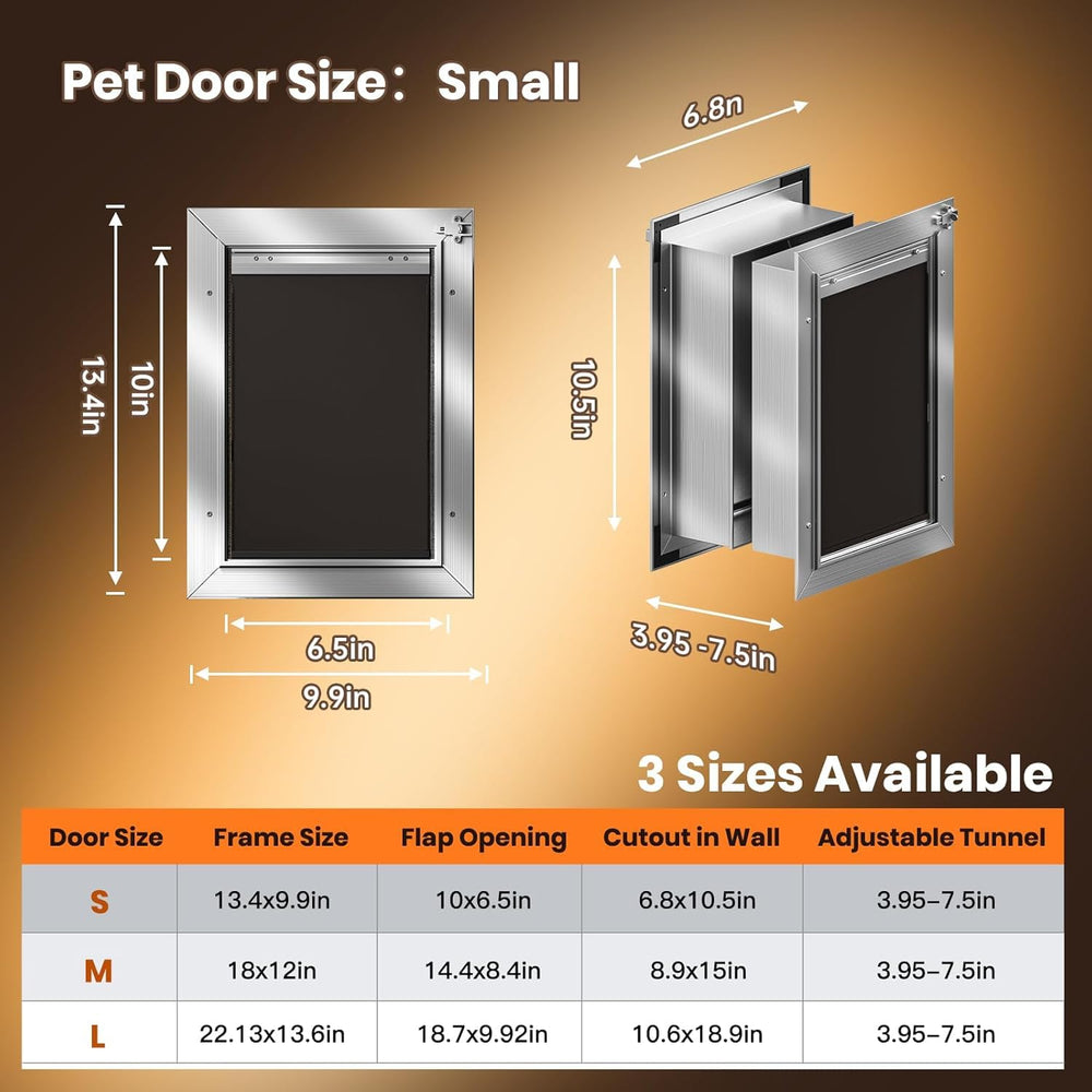 VOSOIR closing panel and dual locks provide indoor security when closed