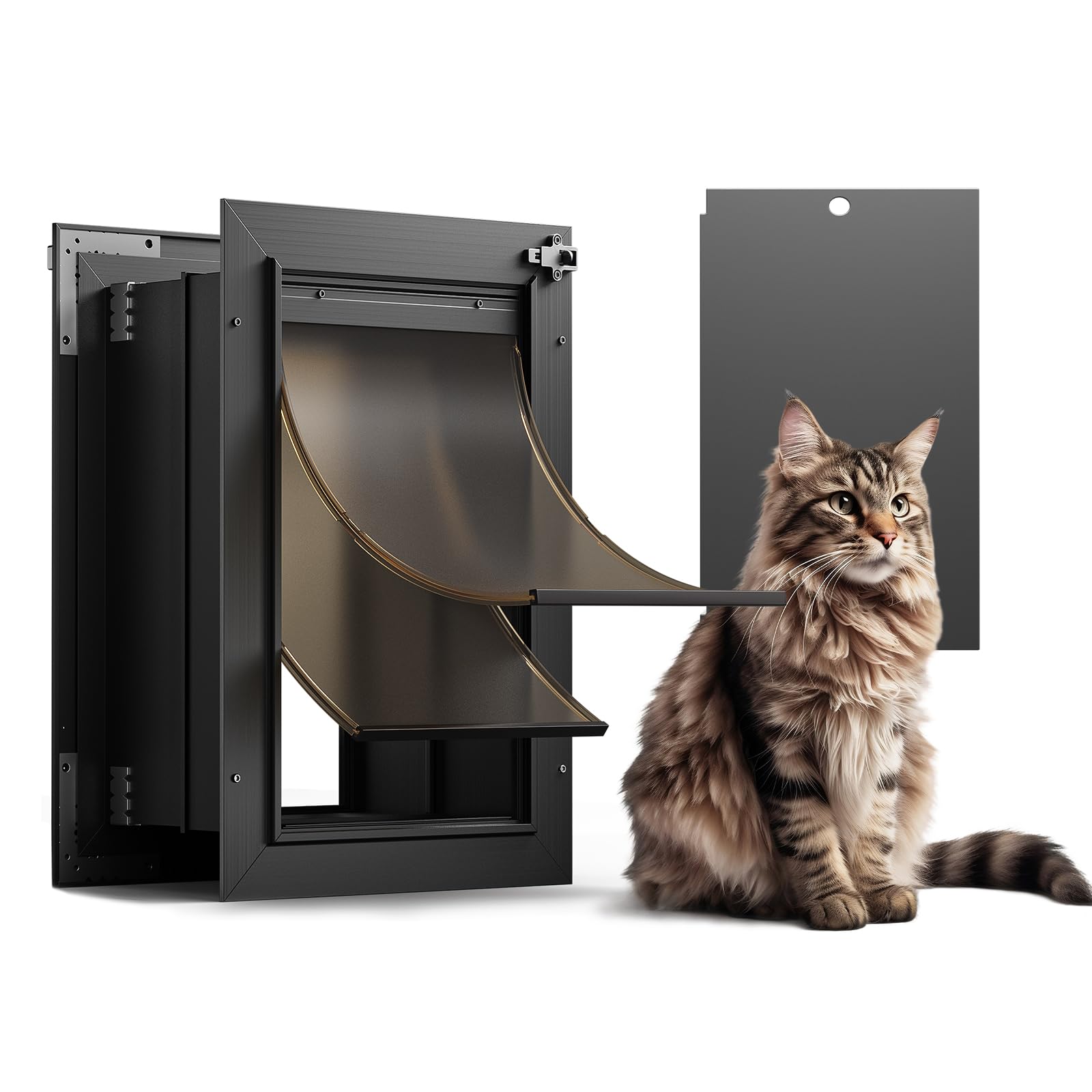 VOSOIR cat door wall opening for small pets up to 22 lb