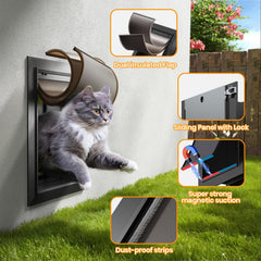 VOSOIR double flaps provide insulation and quiet access