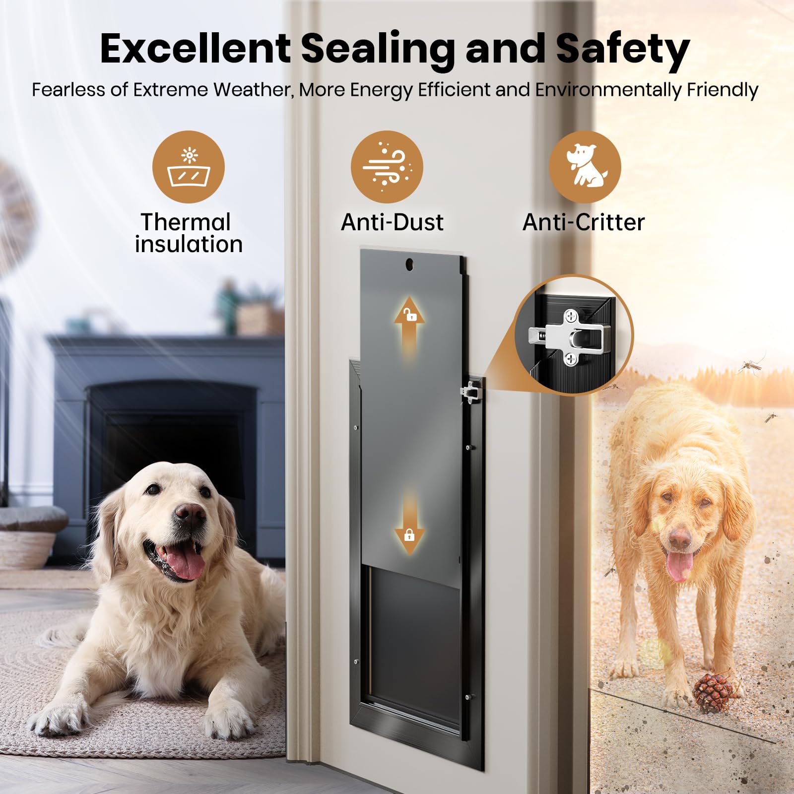 VOSOIR thermal insulation panel helps maintain indoor temperatures.
