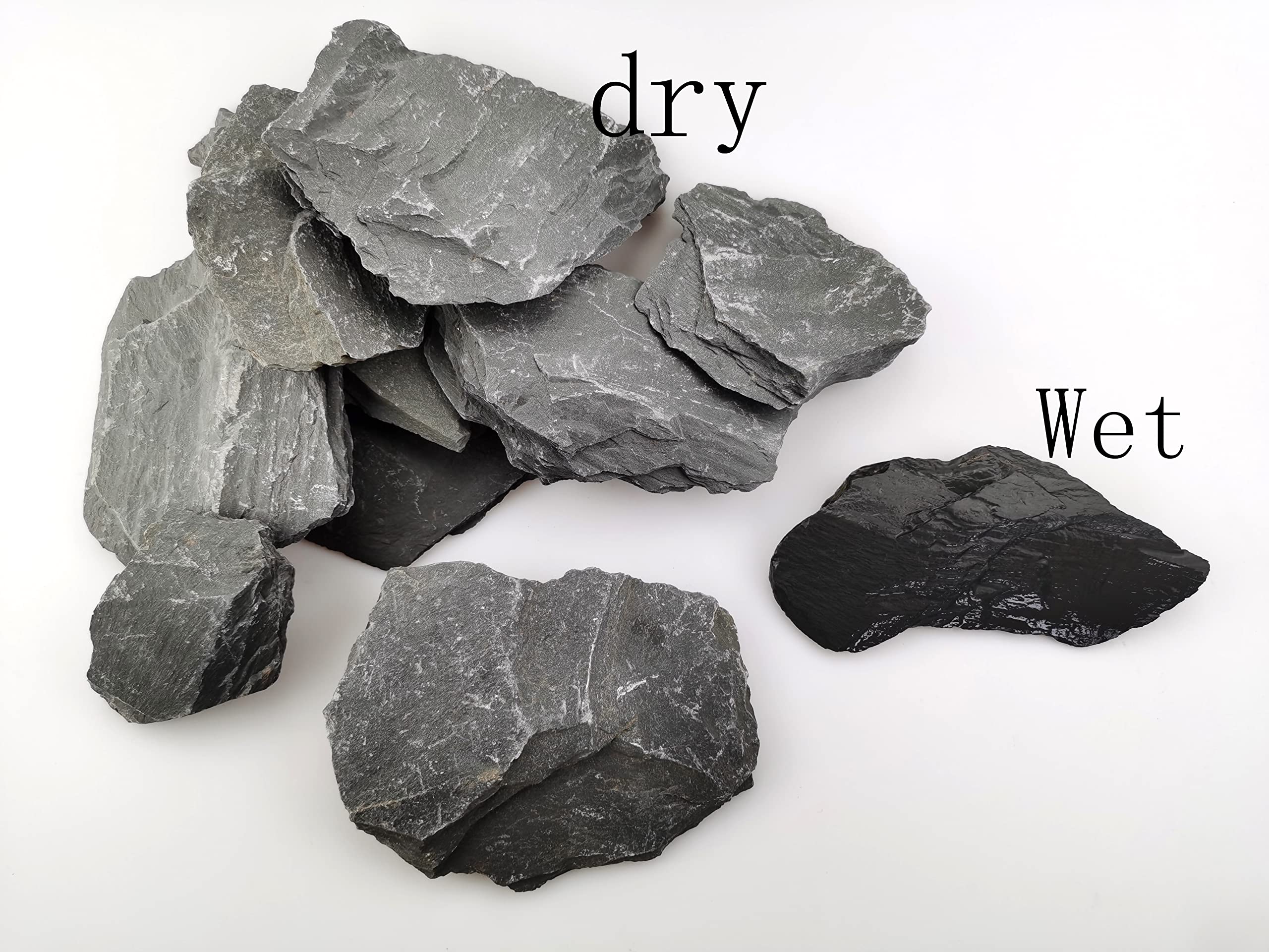 Voulosimi slate rocks create caves and cliffs for terrariums and aquariums