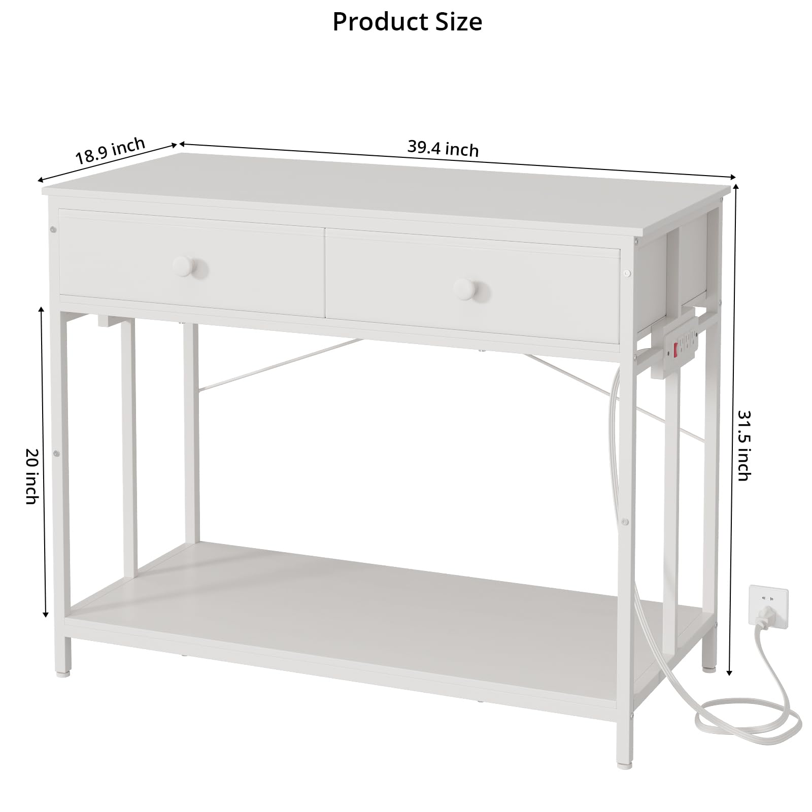 VOWNER stand side view displaying solid frame and cabinet storage for tools.