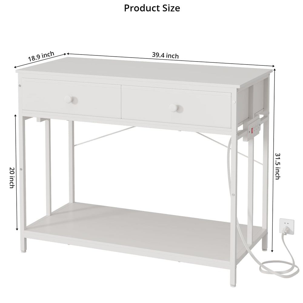 VOWNER stand side view displaying solid frame and cabinet storage for tools.