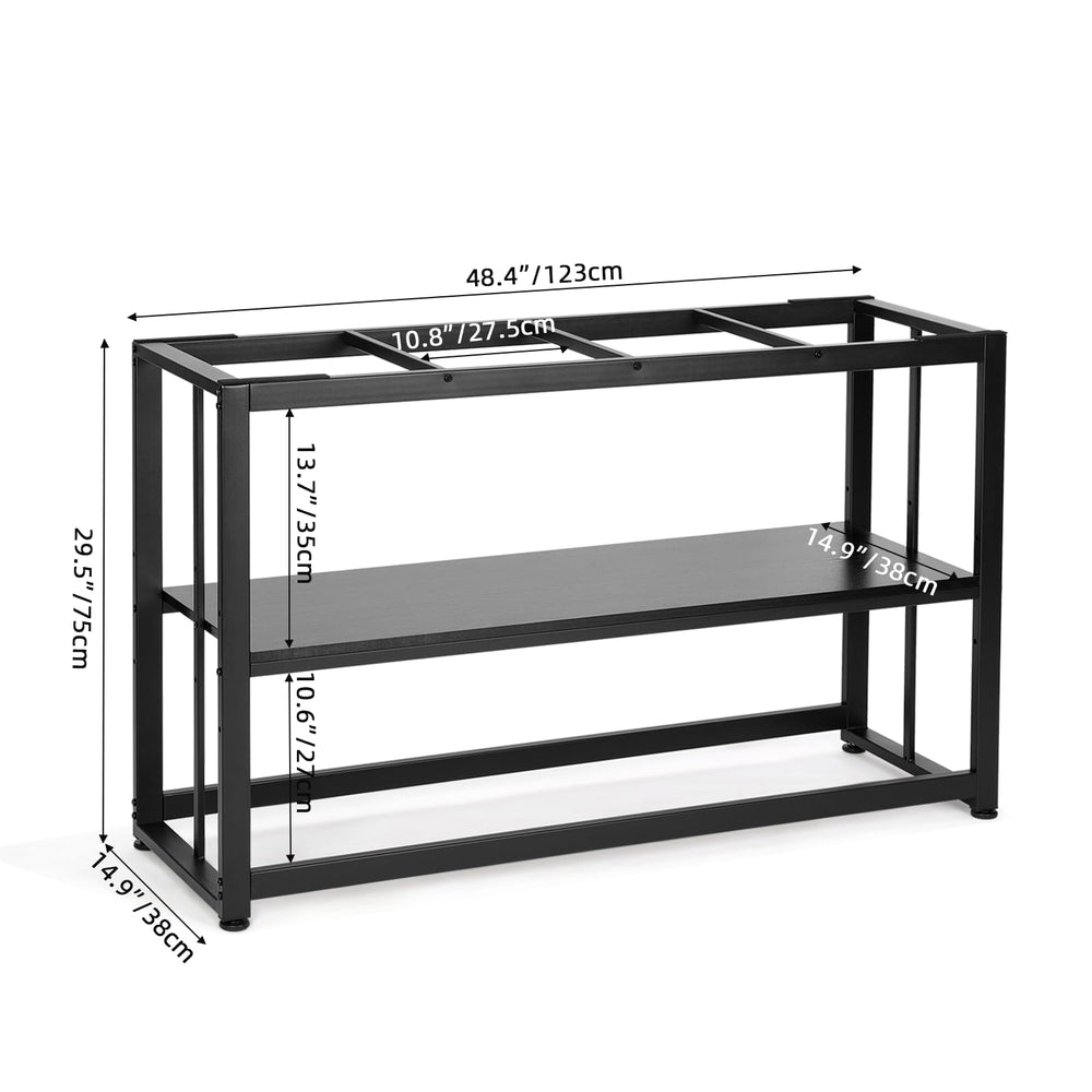 Close-up of VOWNER's 4 cm steel frame highlighting durability.