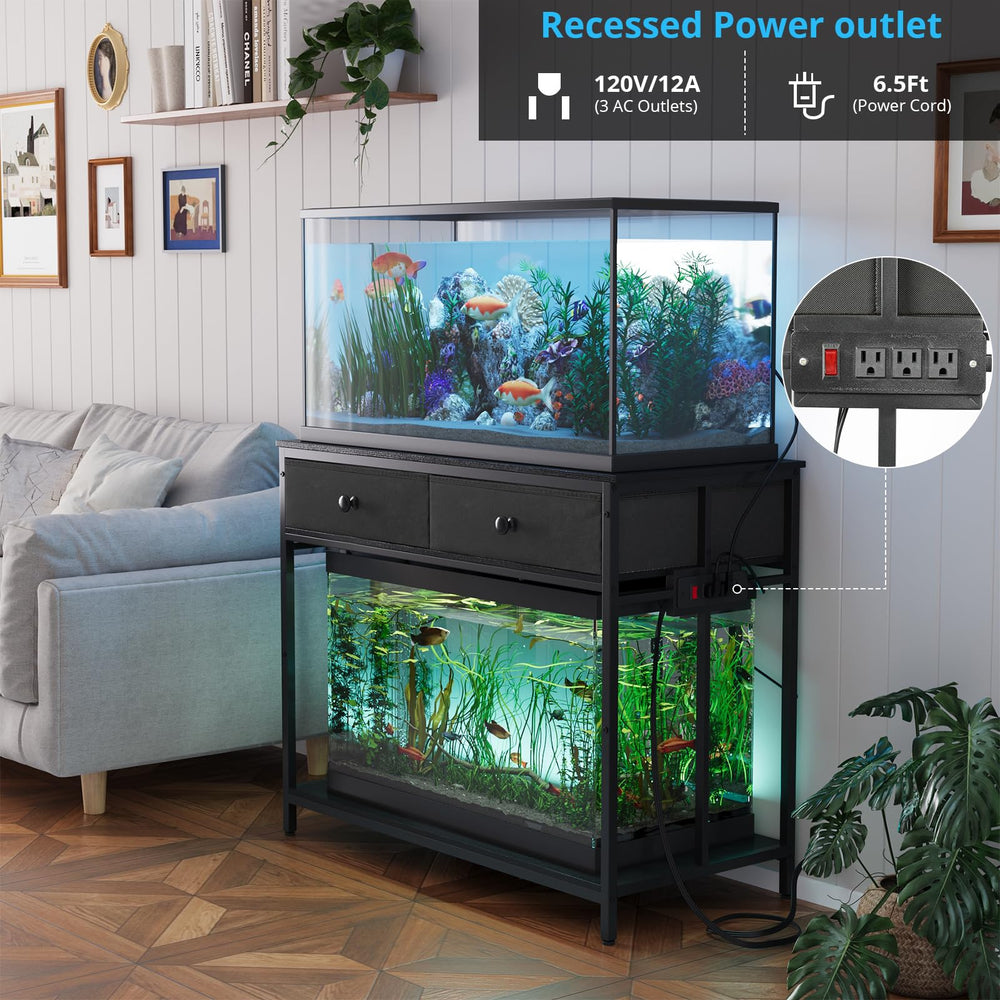 VOWNER two-tier setup showing bottom reptile tank space.